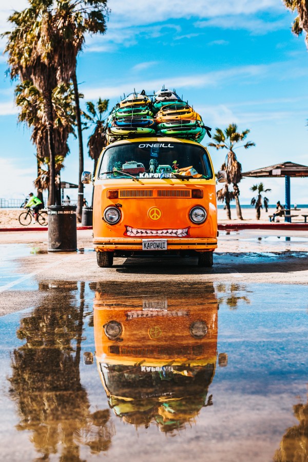 Retro Hippie Van by GorgeousWorld_Store